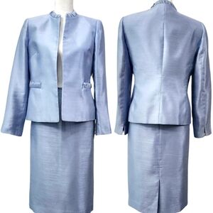 [Kasper] 2pc Wedding Formal Skirt Set Suit 8P